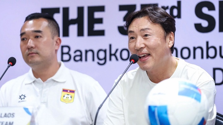 HLV người Hàn Quốc tự tin về triển vọng của U22 Lào tại SEA Games 2025