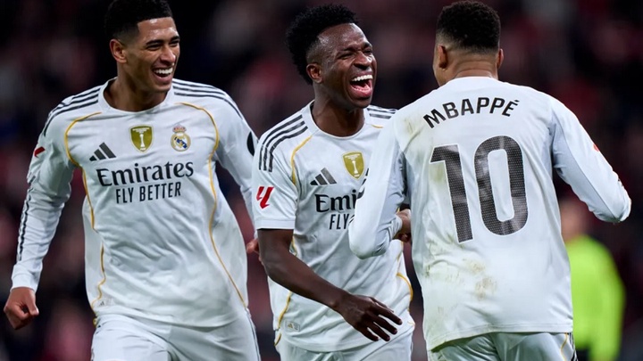 Bảng xếp hạng La Liga sau khi Real Madrid thắng đậm Bilbao