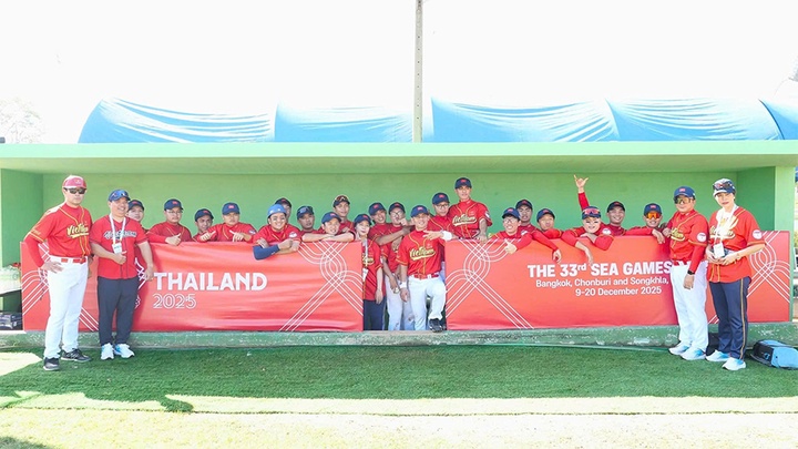 Chiến thắng lịch sử của bóng chày Việt Nam tại SEA Games 33 sau 14 năm