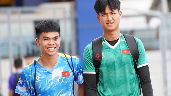 Nụ cười tươi rói của U22 Việt Nam trước trận “đại chiến” U22 Malaysia