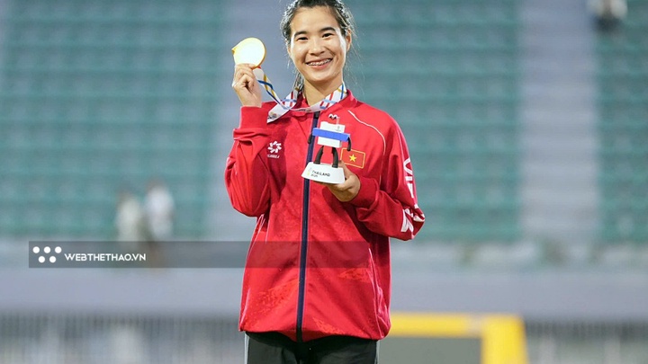 "Cô sinh viên IT" Bùi Thị Ngân đua với... chấn thương khi giành HCV điền kinh SEA Games 33