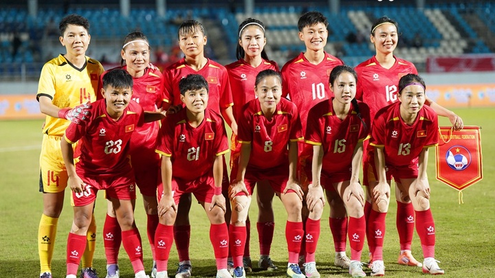 Đội hình ra sân nữ Việt Nam vs nữ Myanmar ngày 11/12