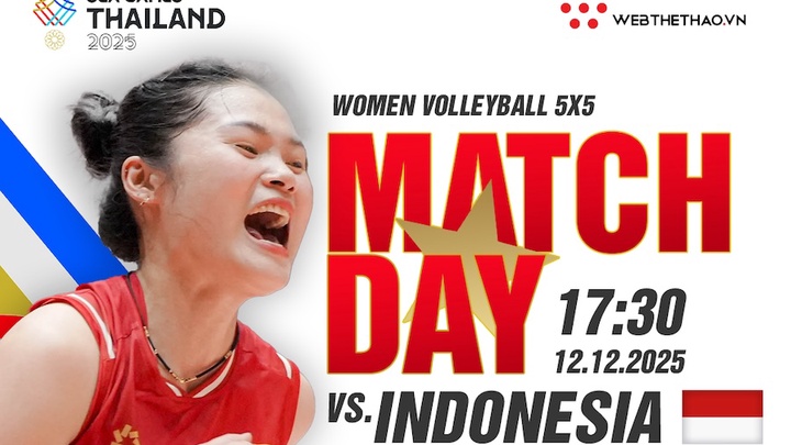 Link trực tiếp bóng chuyền nữ SEA Games 33: Việt Nam vs Indonesia