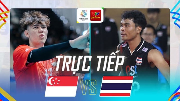 Link trực tiếp bóng chuyền nam SEA Games 33: Thái Lan vs Singapore
