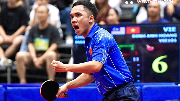 Bóng bàn Việt Nam ghi tên mình vào chung kết nội dung đồng đội nam SEA Games 33