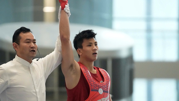 Trương Văn Chưởng tiếp tục có Vàng cho Wushu Việt Nam tại SEA Games 33
