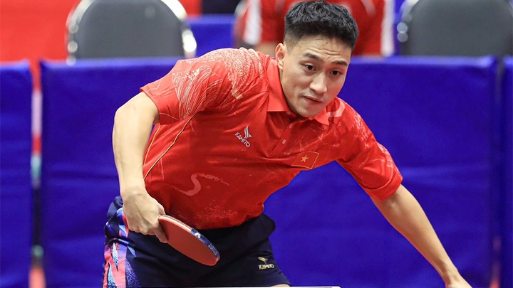 Nguyễn Anh Tú vào tứ kết bóng bàn đơn nam SEA Games 33, cùng nhánh với Quek Izzac