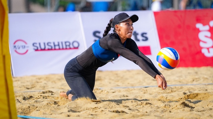 Ngược dòng ấn tượng, bóng chuyền bãi biển nữ ghi dấu ấn tại SEA Games 33