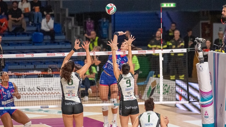 Vallefoglia gây bất ngờ khi đánh bại Milano Chieri trong trận derby