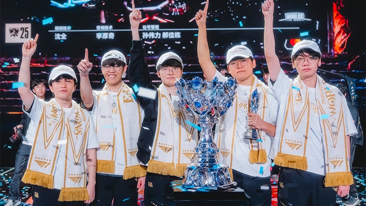 T1 tiếp tục thống trị trong bảng xếp hạng đội tuyển Esports được xem nhiều nhất năm 2025