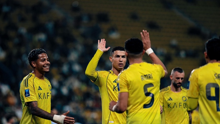 Ronaldo không ghi bàn nhưng kiến tạo đẳng cấp trong trận thắng đậm của Al Nassr