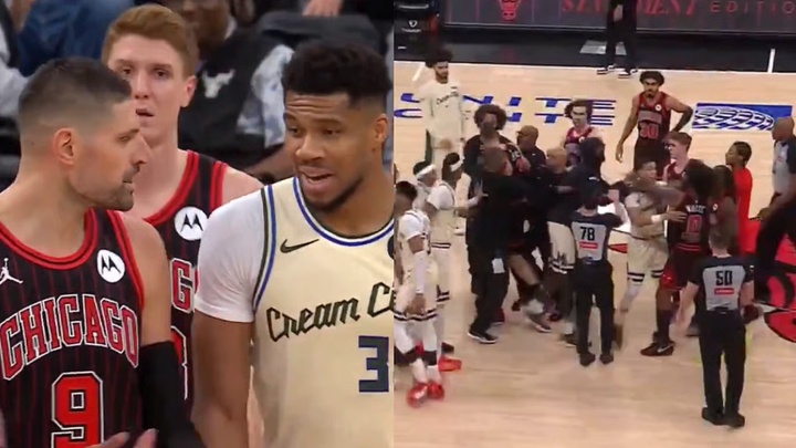 Hỗn chiến sau trận Bucks - Bulls: Giannis giải thích lý do khiêu khích, Vucevic đáp trả cay nghiệt