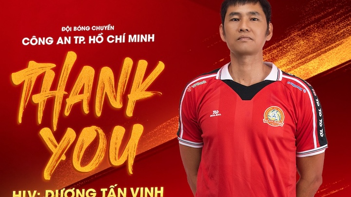 Công An Tp,Hồ Chí Minh chia tay HLV Dương Tấn Vinh