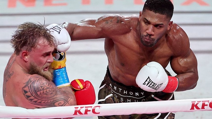 Jake Paul mất vị trí ở bảng xếp hạng WBA vì thua Anthony Joshua