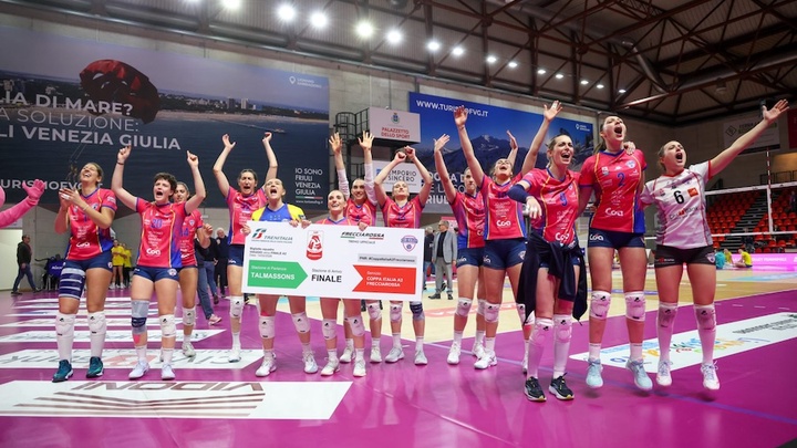 CDA Volley Talmassons FVG viết nên lịch sử, hiên ngang vào chung kết Coppa Italia