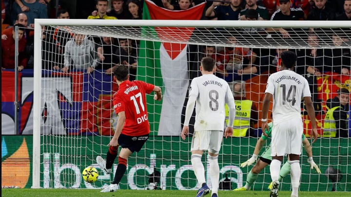 Bảng xếp hạng La Liga sau khi Real Madrid thua đau ở phút 90