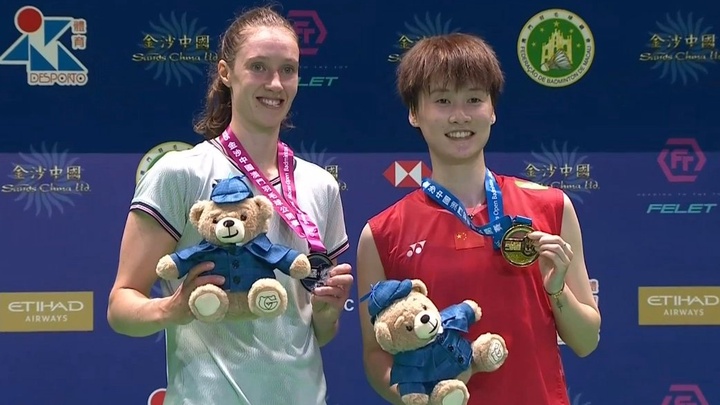 Cựu số 1 thế giới Chen Yu Fei đem về danh hiệu duy nhất cho Cầu lông Trung Quốc ở Macau Open 2025