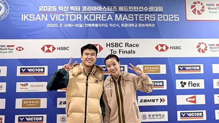 Lịch thi đấu cầu lông Korea Masters năm 2025 mới nhất ngày 06/11: Thùy Linh, Hải Đăng tỏa sáng?