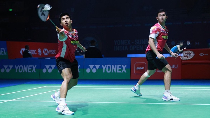 Sabar và Reza "hủy diệt" đối thủ tại giải cầu lông India Open 2026: Thẳng tiến vòng 2 và nhắm tới quỹ tiền thưởng 25 tỷ đồng