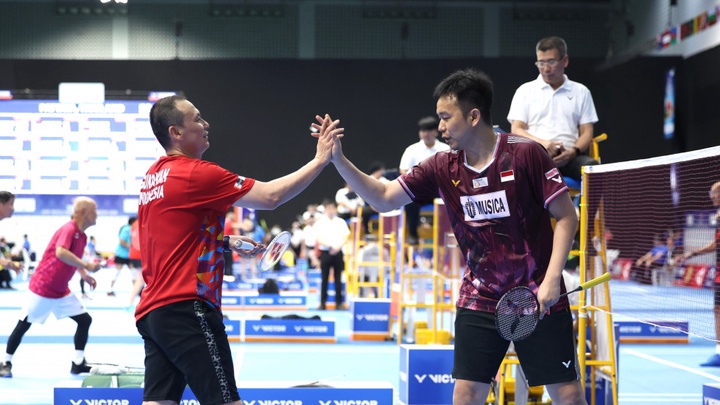 Giải Vô địch Cầu lông Cao tuổi Thế giới 2025: Hendra Setiawan lập cú đúp