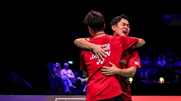 Đôi nam Nhật Bản kết thúc chuỗi 6 năm không thắng khi vào chung kết giải cầu lông Denmark Open 2025