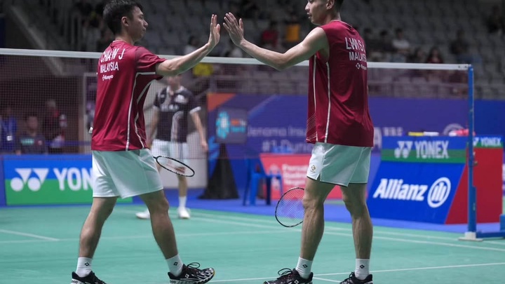 Cầu lông Malaysia chắc suất chung kết đôi nam Syed Modi International 2025