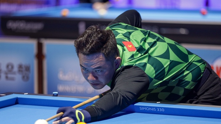 Giải billiard Sharm El Sheikh World Cup 2025: Bao Phương Vinh tiếp tục bật chế độ "hủy diệt"