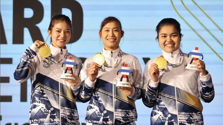 Dàn “siêu nhân” nữ billiards mang về huy chương vàng SEA Games 33 đồng đội nữ đầu tiên cho Thái Lan ở bộ môn Snooker