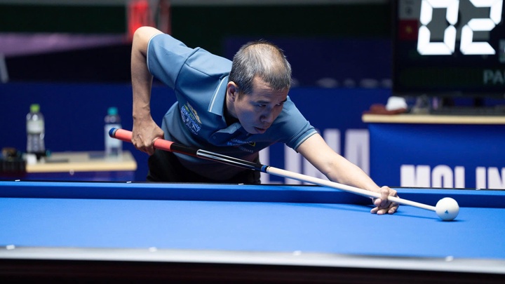 Trần Quyết Chiến giành á quân giải billiards carom 3 băng Ankara World Cup 2025