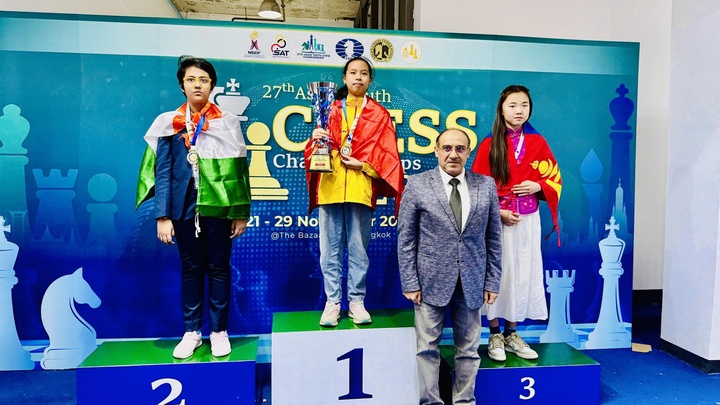 Cờ vua Trẻ Việt Nam "càn quét" 8 HCV Cờ Nhanh Châu Á ngay ngày đầu tiên