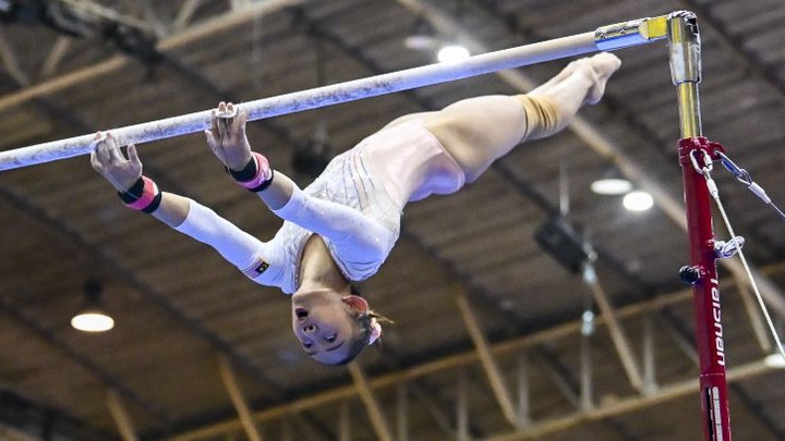 "Nữ hoàng xà lệch" Rachel Yeoh mang về HCV đầu tiên cho Thể dục dụng cụ Malaysia tại SEA Games 33