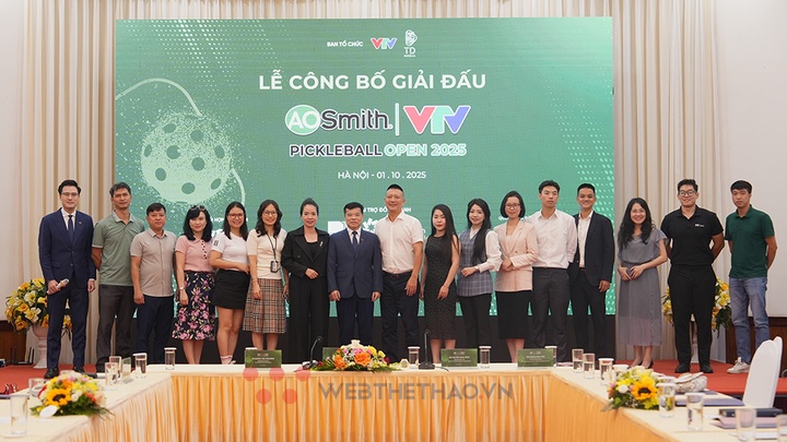 Giải VTV A.O. SMITH Pickleball Open 2025 có tổng giải thưởng hơn 1 tỷ đồng
