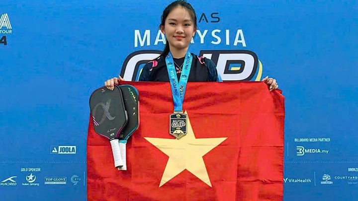 Tài năng trẻ Jolie Lam vô địch đơn nữ pickleball tại PPA Malaysia Cup 2025