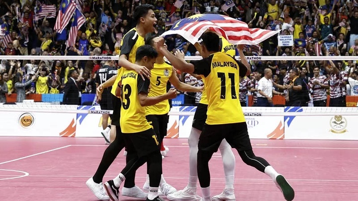 Tuyển cầu mây nam Malaysia đặt mục tiêu đánh bại đối thủ nặng ký tại SEA Games là Thái Lan