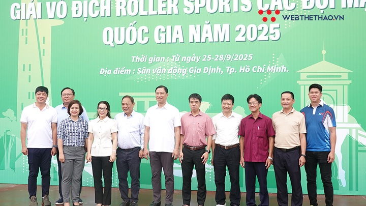 Giải vô địch Roller Sports các đội mạnh Quốc gia năm 2025: Quy tụ tinh hoa 10 tỉnh thành
