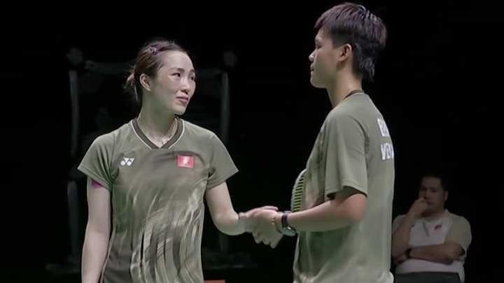 Đôi nữ Bùi Bích Phương / Vũ Thị Trang đoạt huy chương đồng SEA Games 33 cho Cầu lông Việt Nam