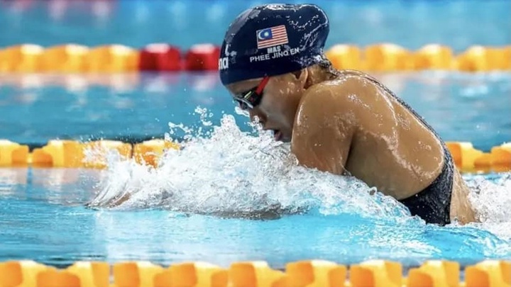 Kình ngư Malaysia Jinq En tung hoành lần cuối tại SEA Games ở Bangkok