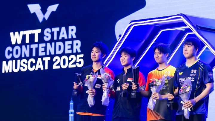 Nhật Bản vô địch Đôi nữ kịch tính, Hàn Quốc "bất bại" Đôi nam tại giải bóng bàn WTT Star Contender Muscat 2025