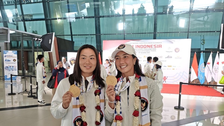 Janice/Aldila sử dụng tiền thưởng 1 tỷ rupiah từ SEA Games 2025 để trang trải chi phí tham gia quần vợt WTA Tour