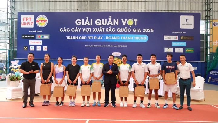 16 Tay vợt hàng đầu Việt Nam tranh tài Giải Quần vợt các Cây vợt xuất sắc quốc gia 2025