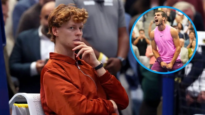 Bình luận của Jannik Sinner gây chú ý khi anh chúc mừng Carlos Alcaraz giành vị trí số 1 thế giới quần vợt đơn nam