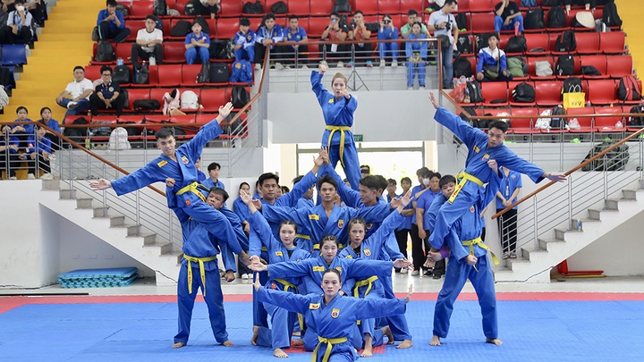 Lần đầu thi võ nhạc tại Giải Vô địch Vovinam Sinh viên toàn quốc 2025