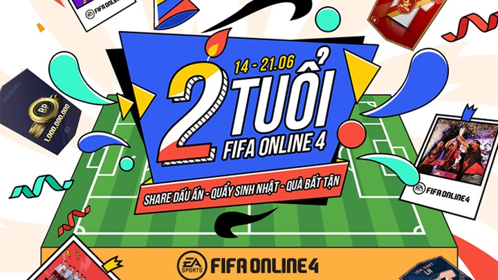 FIFA Online 4 Quẩy siêu lễ hội sinh nhật 3 tuổi cùng hàng loạt phần quà  chất chơi trong năm