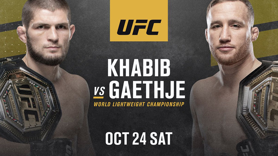 Lịch thi đấu UFC 254: Khabib Nurmagomedov vs Justin Gaethje