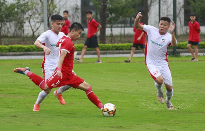 Trực tiếp bóng đá U19 quốc gia Việt Nam 2021 hôm nay 15/1: PVF vs Viettel