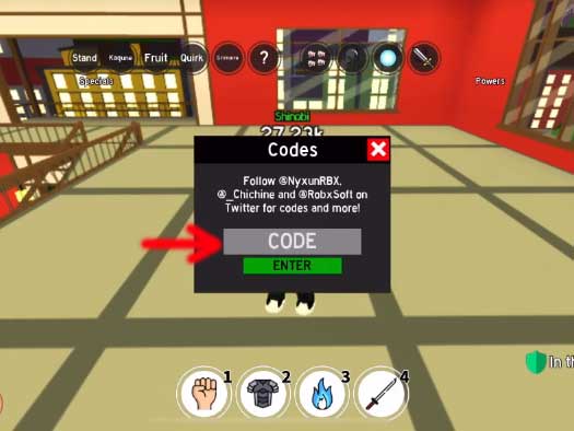 Code Fruit Warriors Mới Nhất 2023 - Nhập Codes Game Roblox - Game Việt