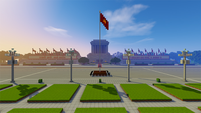 Nếu bạn là một người yêu thích Minecraft và đất nước Việt Nam thì không thể bỏ qua cơ hội trải nghiệm trong game với lá cờ và cờ Việt Nam đầy tự hào. Tự tay thiết kế và xây dựng lẽ ra chỉ thuộc về những người sáng tạo chính hiệu, nhưng nay với Minecraft, bạn có thể làm được và còn thể hiện cả tình yêu đặc biệt với quê hương đấy.