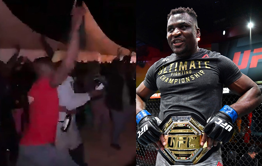 VIDEO Người dân quê nhà Francis Ngannou bùng nổ trước cú knockout tại UFC 260