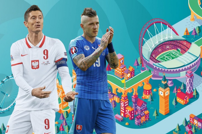 Trực tiếp bóng đá Ba Lan vs Slovakia, EURO 2021