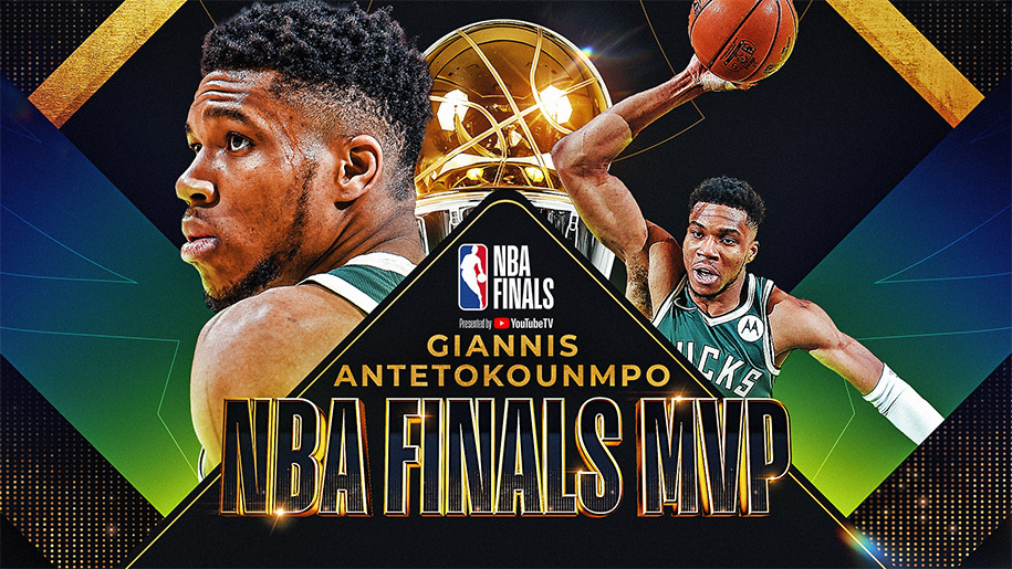 Giannis Antetokounmpo trở thành Finals MVP 2021: Phần thưởng xứng đáng!